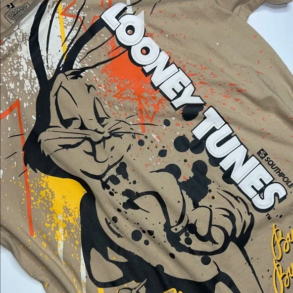 South Pole Looney Tunes Beige Tee - Picture 3 of 7